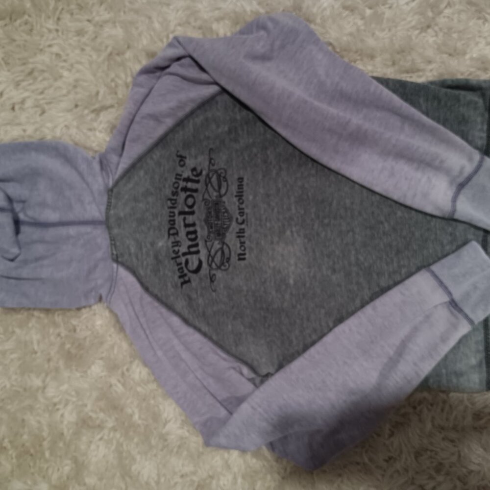 Womans Harley Davidson vintage zipper sweater size L - Picture 4 of 6